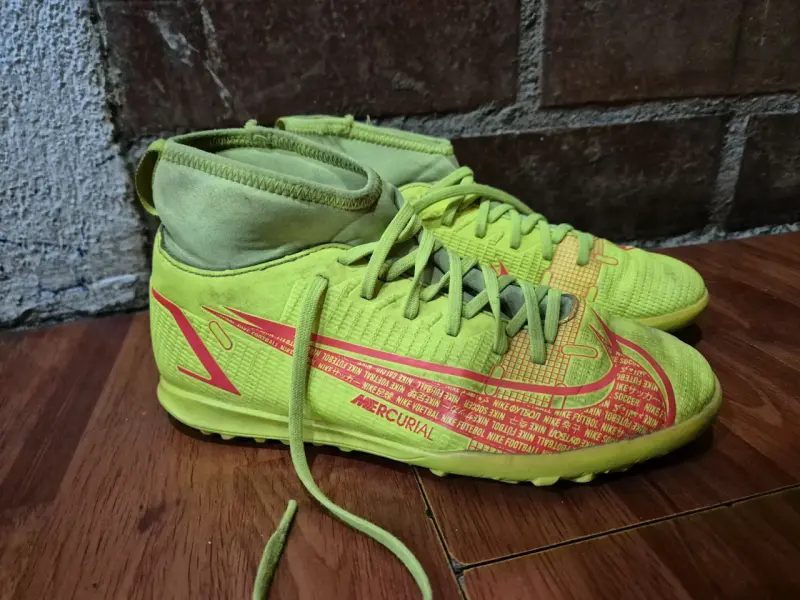 Zapatillas de fútbol Nike Mercurial amarillas - 2