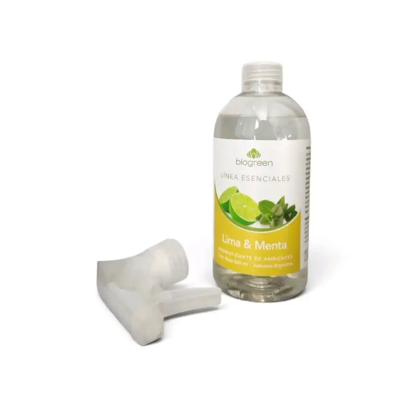 Aromatizante de ambientes Biogreen Lima & Menta 500 ml - 2