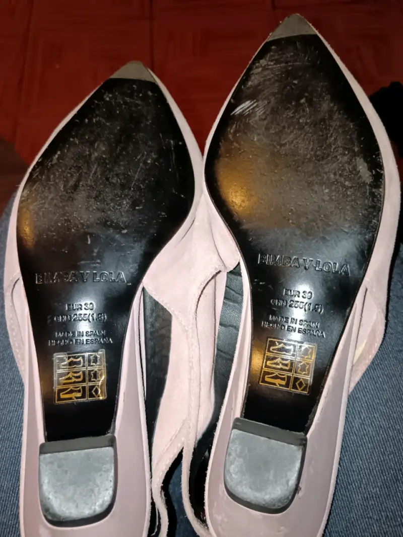 Zapatos de tacón Bimba y Lola en gamuza rosa - 2