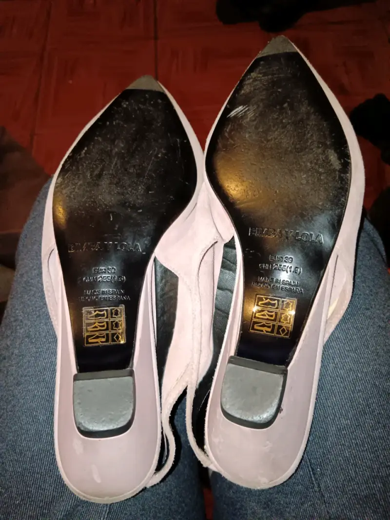 Zapatos de tacón Bimba y Lola en gamuza rosa - 4