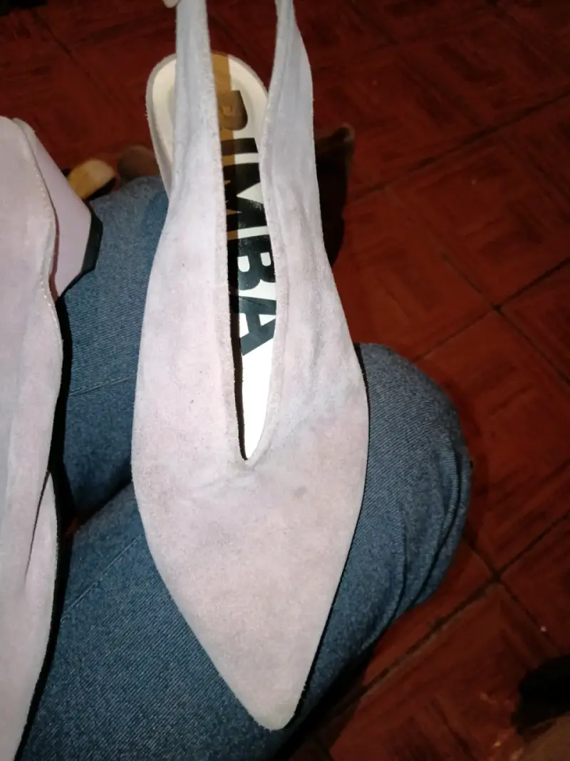 Zapatos de tacón Bimba y Lola en gamuza rosa - 5