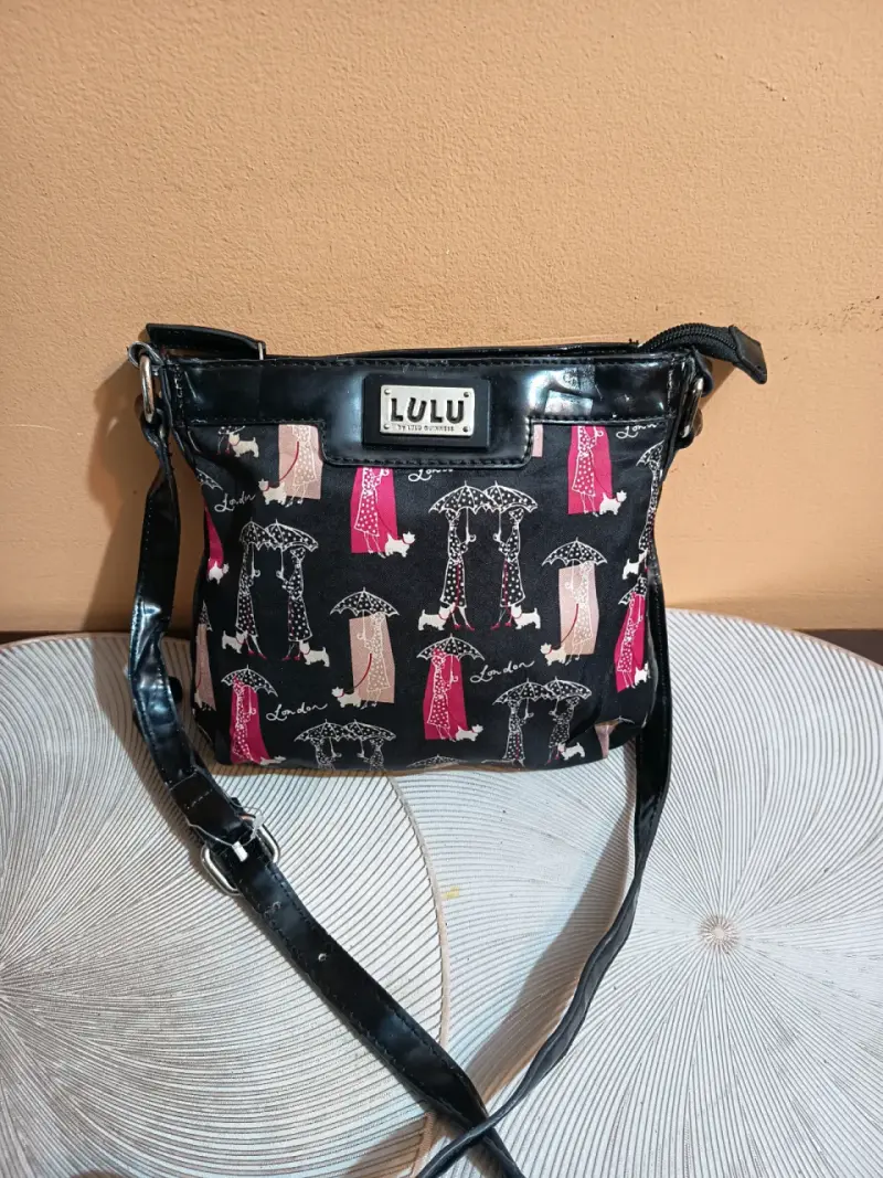 Cartera cruzada Lulu estampado Londres - 1
