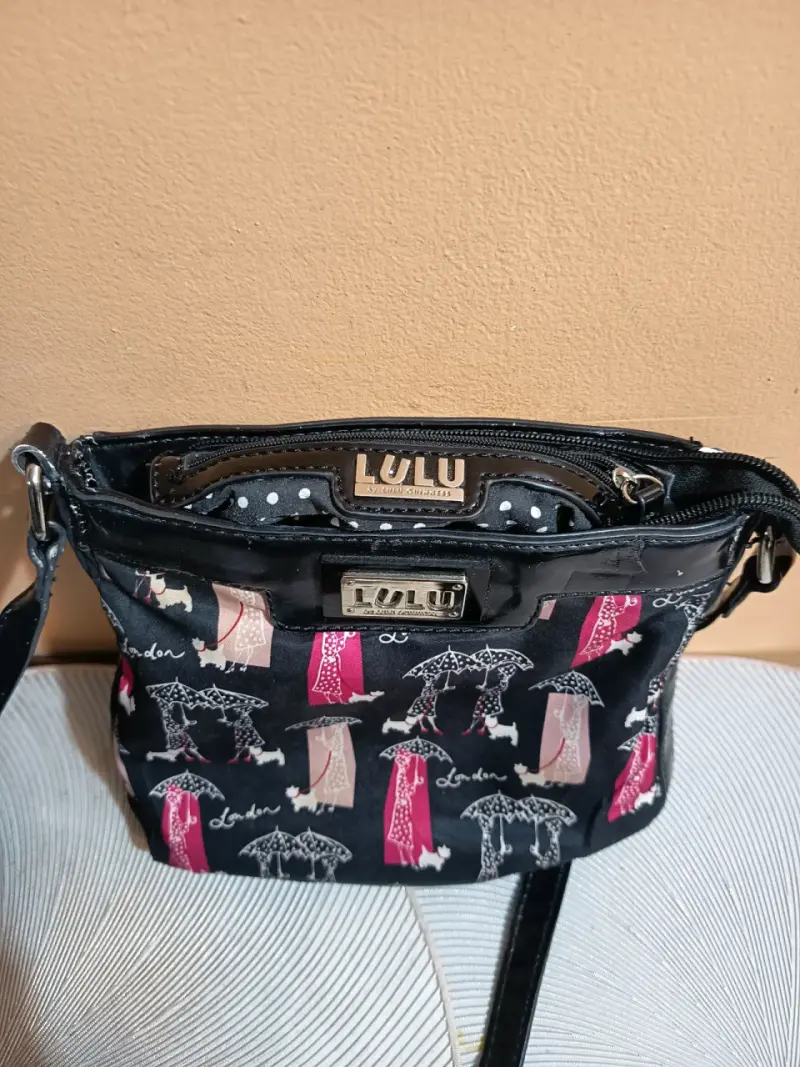 Cartera cruzada Lulu estampado Londres - 3
