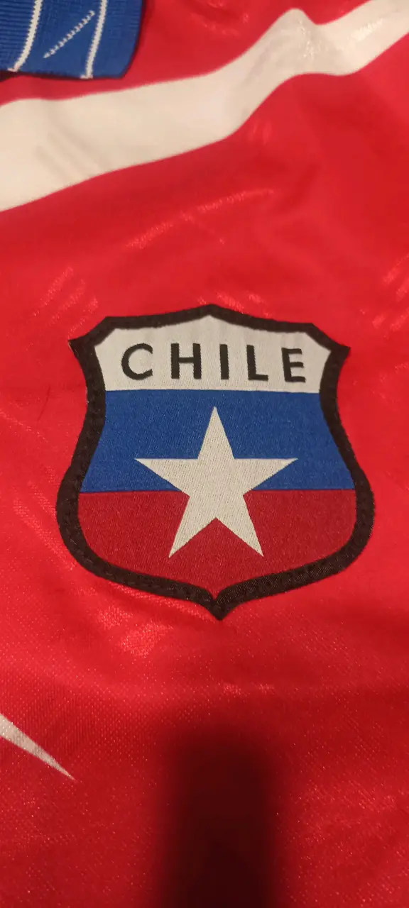 Camiseta de fútbol Chile Reebok talla L - 3