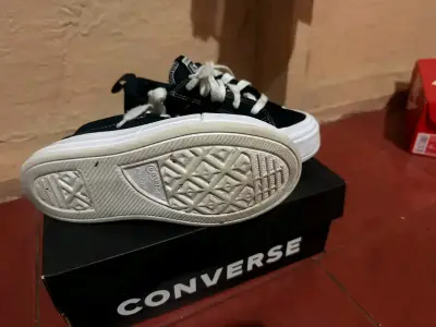 Zapatillas Converse negras de lona para mujer - miniatura 2