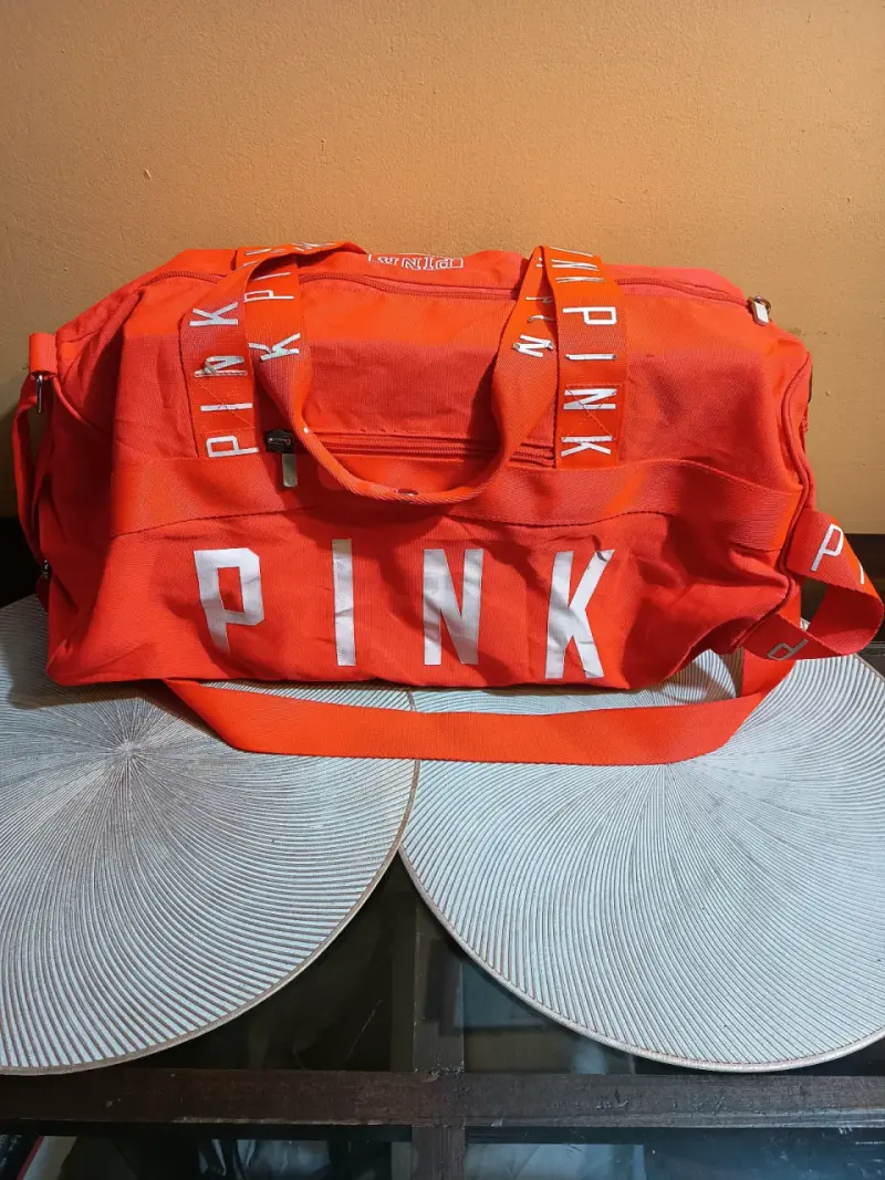 Bolso deportivo naranja Pink con cierre - 1