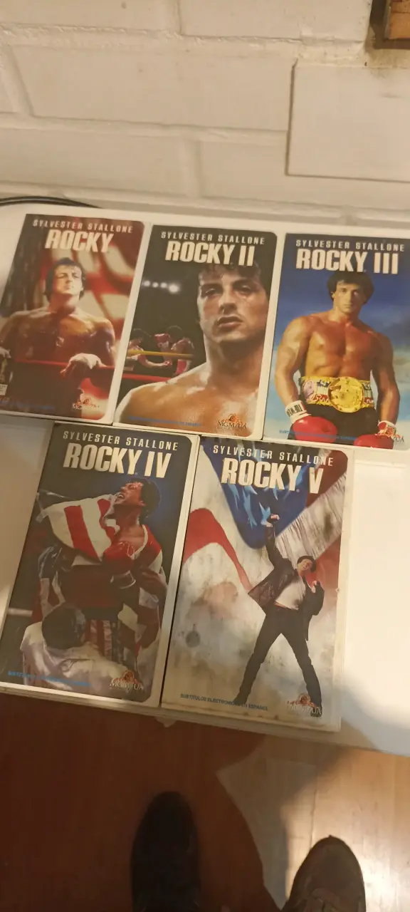 Colección de películas VHS Rocky I-V - 1