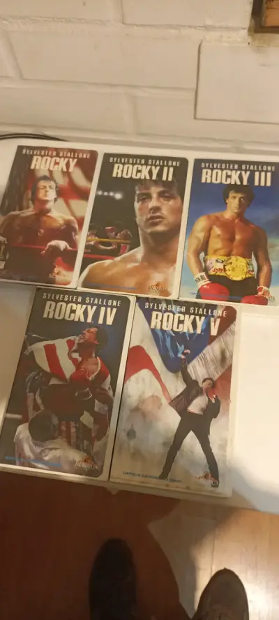 Colección de películas VHS Rocky I-V - miniatura 1