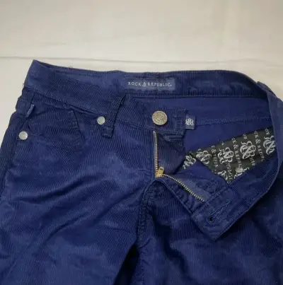 Pantalones de pana azul Rock & Republic - miniatura 5