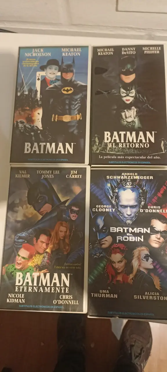 Colección de películas Batman en VHS - 1