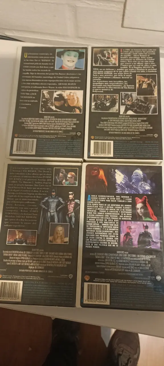 Colección de películas Batman en VHS - 2
