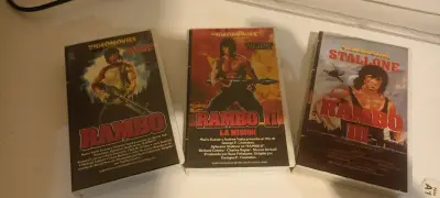 Colección de Películas VHS Rambo 1, 2 y 3 - miniatura 1