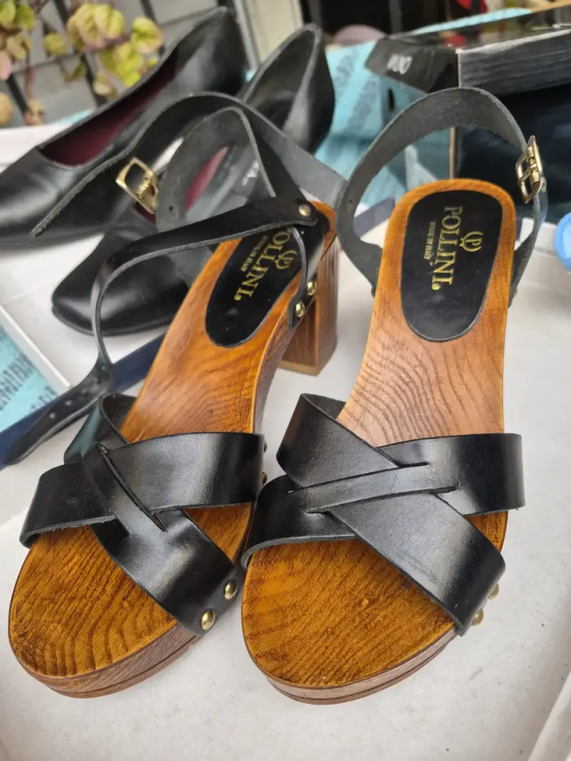 Zapatos de Tacón Abierto Negros Marquis - 3