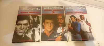 Colección de VHS Arma Mortal 1, 2 y 3 - miniatura 1