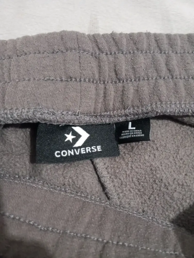 Pantalones deportivos grises Converse para hombre - 3