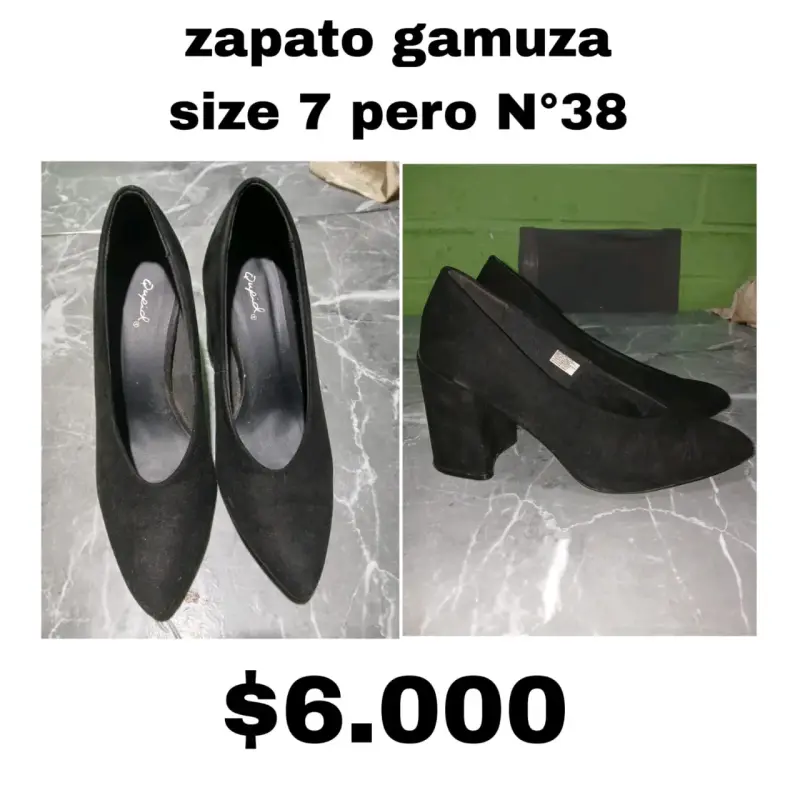 Botas negras de cuero talla 37 - 3