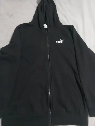 Polerón con capucha negro Puma para hombre - miniatura 1