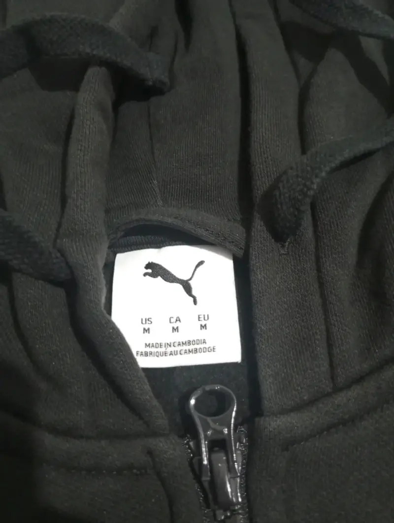 Polerón con capucha negro Puma para hombre - 3