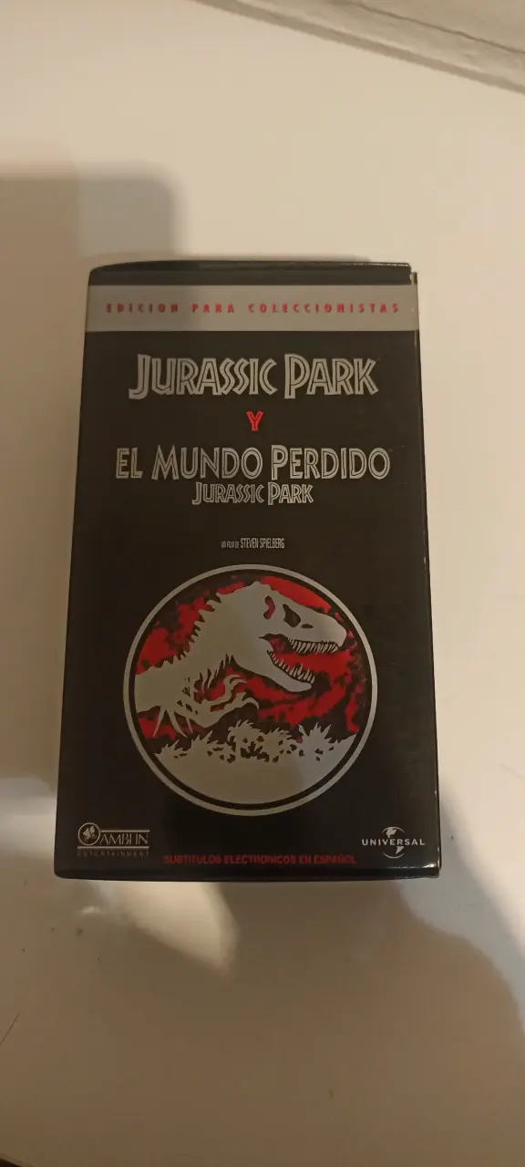 Colección VHS Jurassic Park y El Mundo Perdido - 1