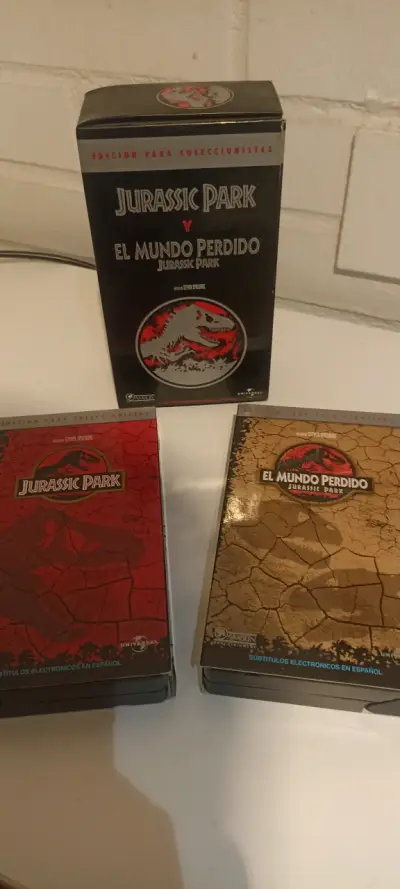 Colección VHS Jurassic Park y El Mundo Perdido - miniatura 3