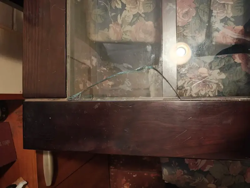 Comedor de madera con 6 sillas - 2