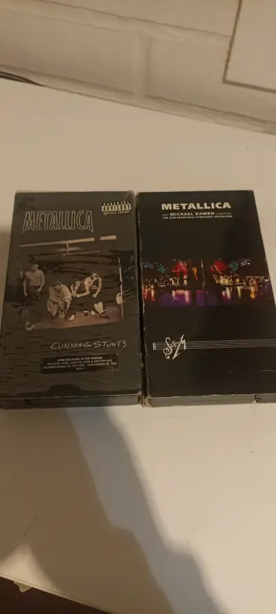 Cajas VHS Metallica Cunning Stunts y S&M - miniatura 1