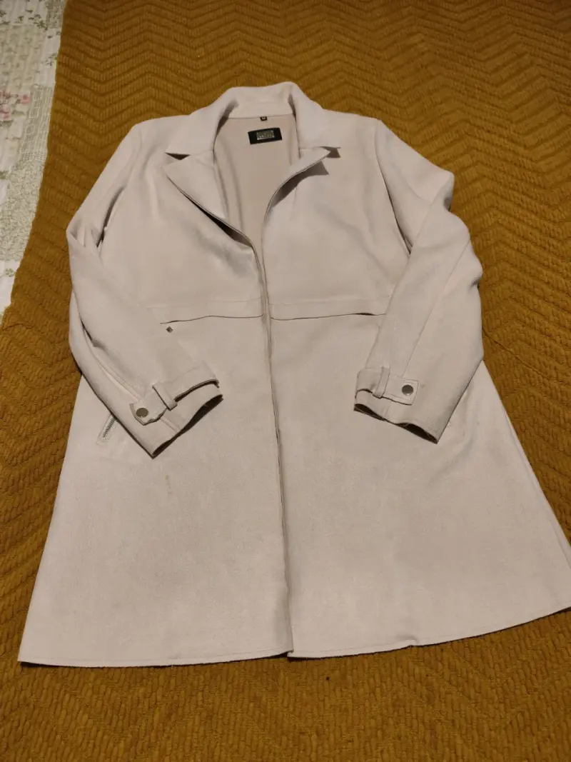 Abrigo beige de mujer talla M