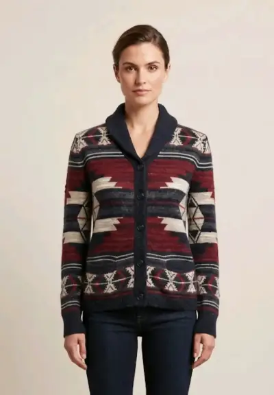 Suéter Cardigan Ralf Lauren - miniatura 1