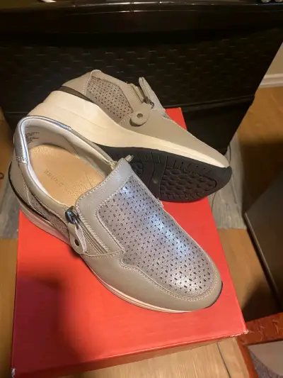 Zapatillas  grises Bruno Rossi para mujer talla 35 - miniatura 4