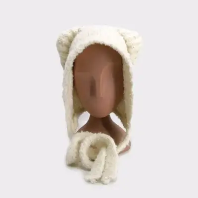 Gorro de lana con orejas - miniatura 1