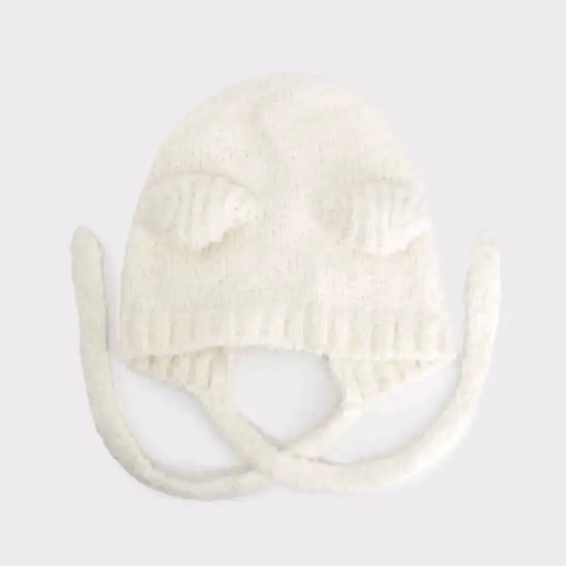 Gorro de lana con orejas - 2