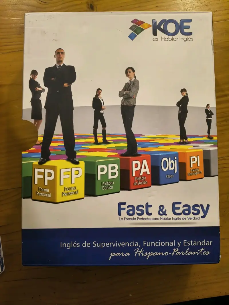 Curso de Inglés KOE Fast & Easy para Hispanohablantes - 1