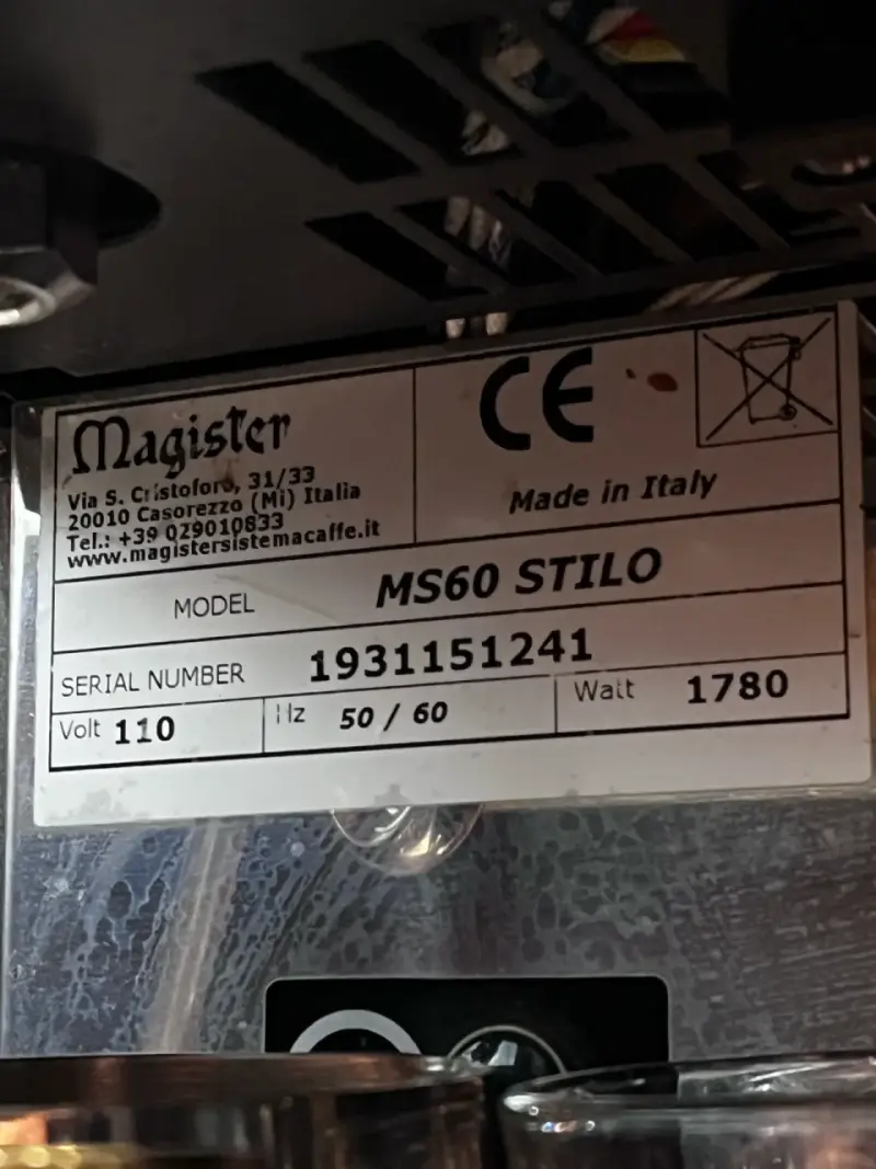 Máquina de café espresso Magister MS60 Stilo - 2