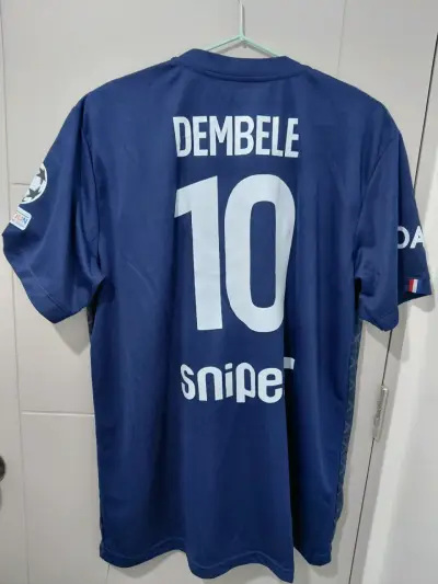 Camiseta PSG Nike Dembele 10 Azul - miniatura 2