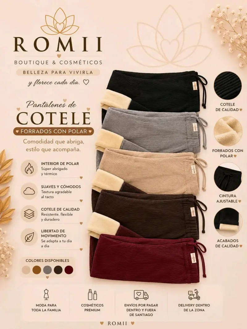 Pantalones de Cotelé para Mujer - 3