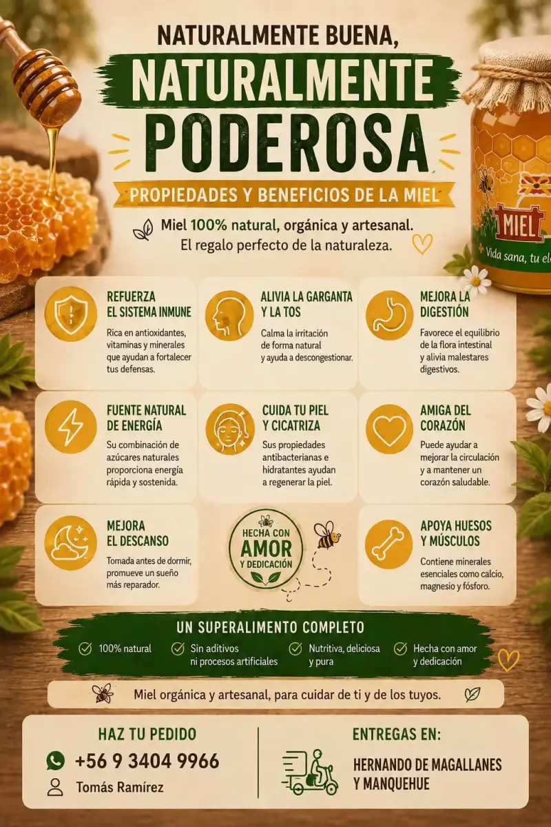 Miel Orgánica Artesanal Quillay y Multifloral - 2