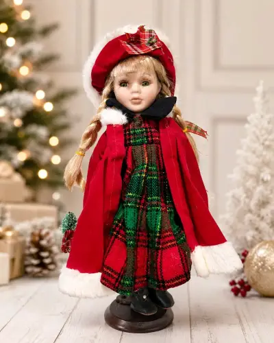 Pack Muñecas porcelana navideñas de colección - miniatura 2