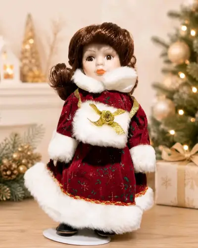 Pack Muñecas porcelana navideñas de colección - miniatura 3