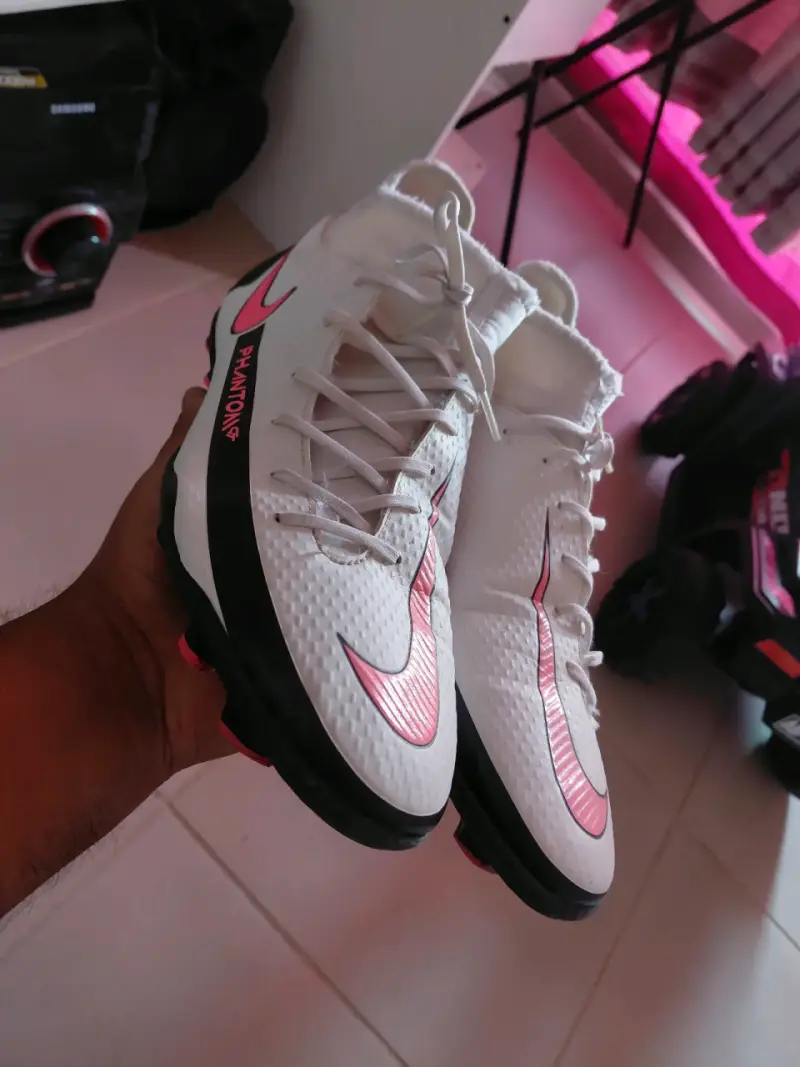 Botines de fútbol Nike Phantom blancos - 1