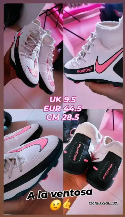 Botines de fútbol Nike Phantom blancos - miniatura 5