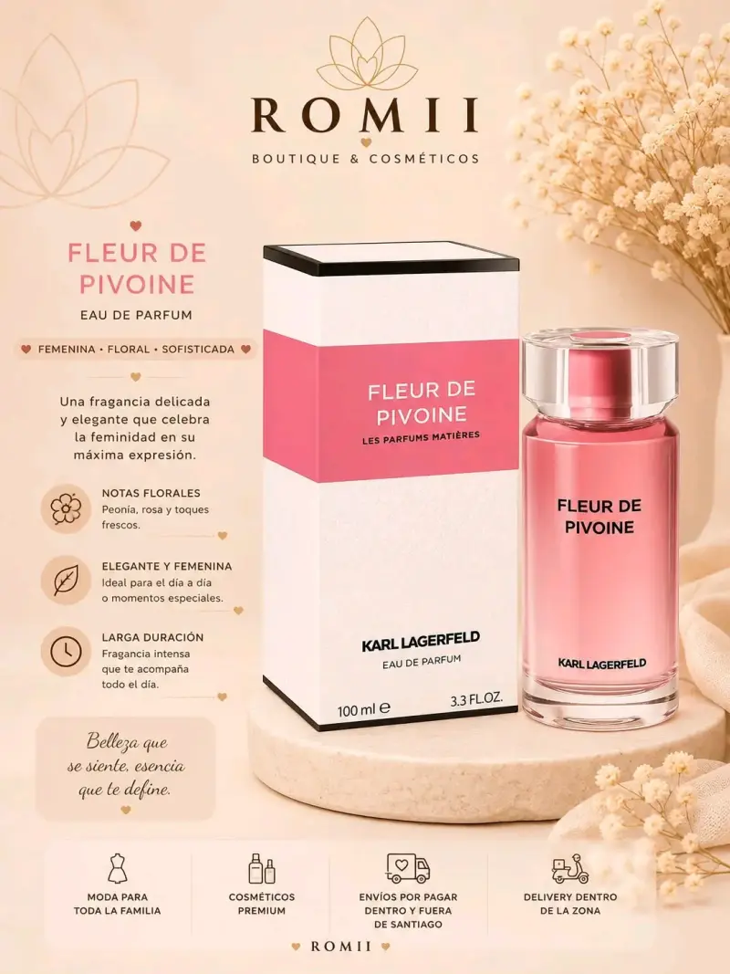 Perfume Karl Lagerfeld Fleur de Pivoine 100ml