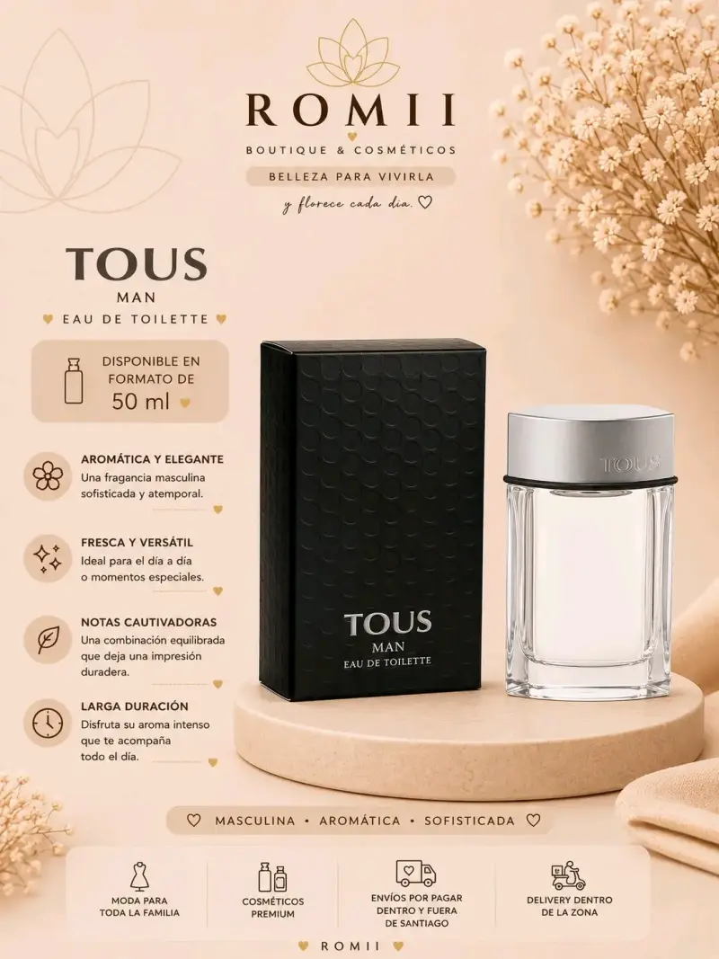 Perfume Tous Man Eau de Toilette 50 ml