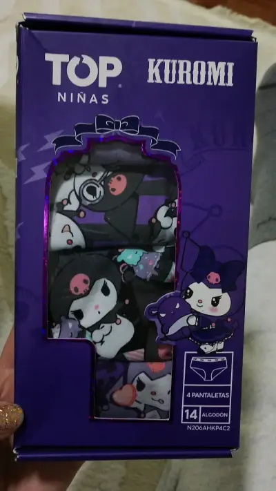 Pack de Ropa Interior Kuromi para Niñas y Mujeres - miniatura 2
