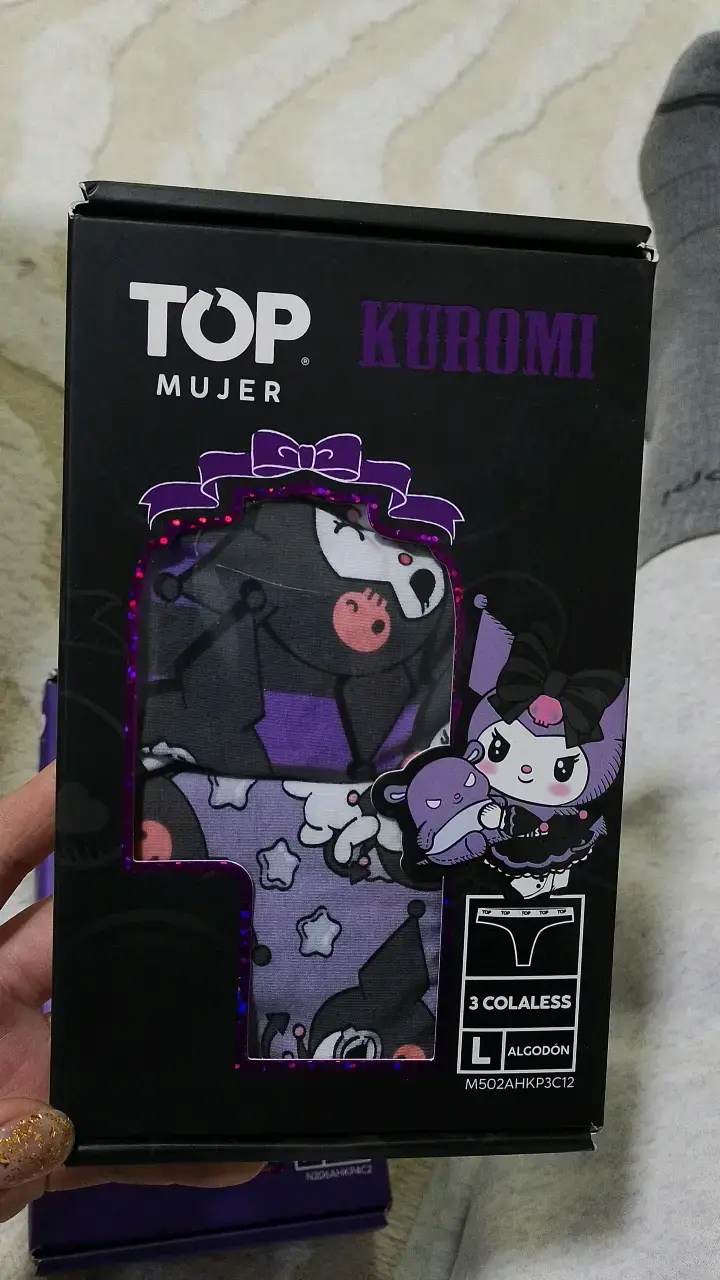 Pack de Ropa Interior Kuromi para Niñas y Mujeres - 3