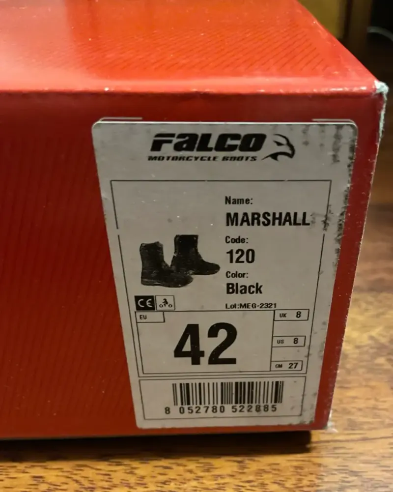 Botas de moto negras Falco Marshall talla 42 - 3