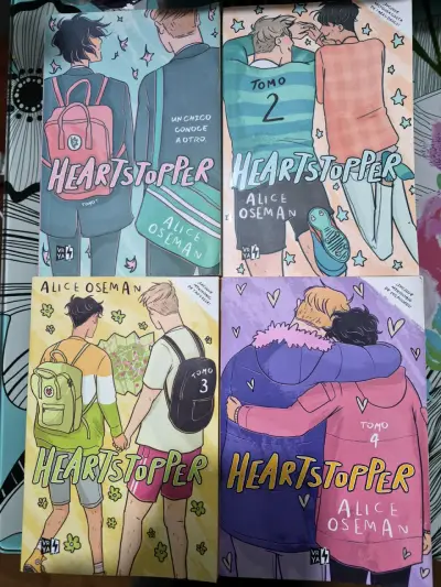 Colección de libros Heartstopper Tomos 1-4 de Alice Oseman - miniatura 1