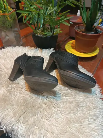 Botines de cuero negro Marco Tozzi talla 38 - miniatura 2