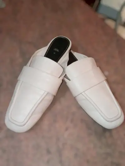 Zapatos de tacón rojo y mocasines Rosados  "Zara" - miniatura 4