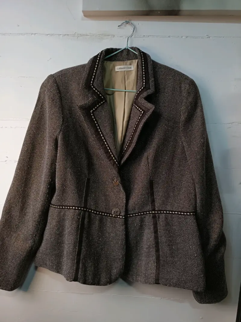 Blazer de lana Coldwater Creek con detalles decorativos - 2