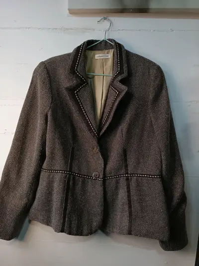 Blazer de lana Coldwater Creek con detalles decorativos - miniatura 2